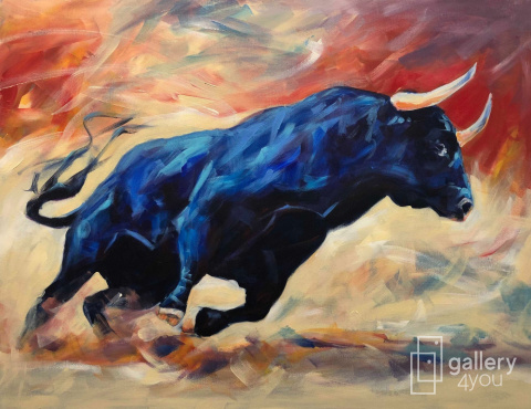 Magdalena Rochoń Obraz El Toro 60x80 cm/ 45x60 cm / 30x40 cm